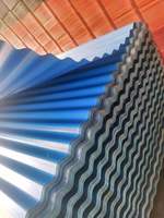 Tejas de Techo Corrugadas de Resina Sintética ASA, Tejas de Techo de PVC Impermeables, Láminas de Techo de Plástico UPVC para Almacenes Exteriores
