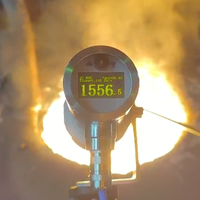 Sijie STRONG-SR-7026 Endüstriyel Yüksek Sıcaklık Kızılötesi Pirometre Ölçüm Aralığı 700C 2600C Paslanmaz Çelik IP65 OLED