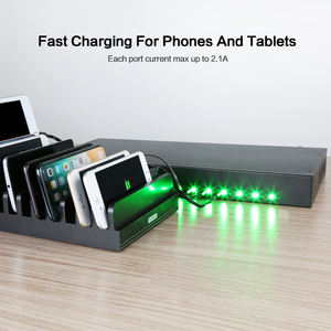 Estaciones de carga portátiles de <span class=keywords><strong>200W</strong></span>, dispositivos de carga rápida para teléfono, USB, C, 16 puertos, Sipolar, 2A - Product Image 2