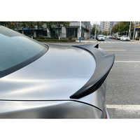 Aileron arrière simple en fibre de carbone ABS de type Ducktail pour BMW Série 3 E90 M4 2005-2012, pièce de rechange, accessoires de modification extérieure
