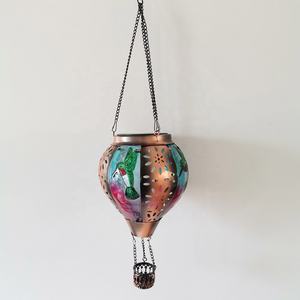 Impermeabile Festival <span class=keywords><strong>giardino</strong></span> portico esterno a LED <span class=keywords><strong>solare</strong></span> <span class=keywords><strong>da</strong></span> <span class=keywords><strong>giardino</strong></span> luce mongolfiera appendere lanterne colorate con fiamma tremolante - Product Image 2