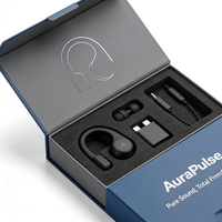 Boîte de produit électronique personnalisée de luxe, emballage pour écouteurs Bluetooth, boîte cadeau, rangement pour casque sans fil avec logo