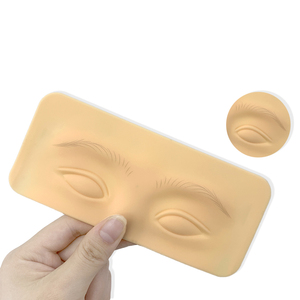 Premium <span class=keywords><strong>BerLin</strong></span> BL-P108 Peau d'entraînement jetable en gel de silice pour maquillage permanent des sourcils et des yeux, pour la pratique de la tatouage et la beauté - Product Image 2