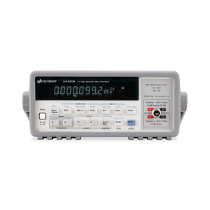 เครื่องวัดนาโนโวลต์/ไมโครโอห์ม Keysight 34420A: 7 1/2 หลัก, ความไว 100 FA/10 U, เสียงรบกวนต่ำ, ความยืดหยุ่นสูง - Product Image 1