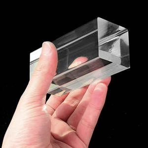 Blocchi acrilici rotondi solidi personalizzati, asta acrilica trasparente, in acrilico, blocchi quadrati in plastica Plexi - Product Image 5