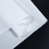 Entoilage PE PA tissé sergé de haute qualité Entoilage fusible adhésif tricoté en polyester fort