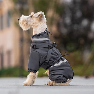 Vente en gros de vestes de luxe pour chiens XL à motif solide vestes d'hiver personnalisées pour animaux de compagnie manteaux <span class=keywords><strong>boxer</strong></span> et teckel réglables - Product Image 6