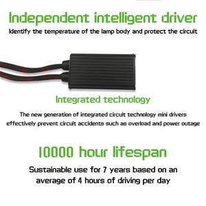 YUFING 12v 24v Led faro K5 9005 HB3 110W 10000LM Original y nuevo K13 bicicleta coche 300w Led faro - Product Image 6