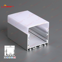 Profilé en aluminium extensible personnalisé LS-111 lumière LED 50x48.2mm série 6000 Fabricant de profilés en aluminium pour décorations