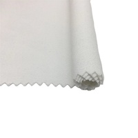 Vente Flash Toile en polyester 100% tissée, teinte, respirante et résistante à l'abrasion, blanche, 260 GSM, pour baskets de filles, sur commande