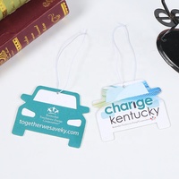 Désodorisant de voiture personnalisé avec logo, toutes formes, différentes odeurs, parfum intense, carte en papier suspendue, désodorisant parfumé avec logo