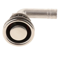FOYO Bouchon d'aération de réservoir de carburant à 90 degrés de haute qualité, tête ronde, OEM ODM, en acier inoxydable 304, pour yacht, bateau, accessoire marin
