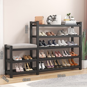 <strong>Shoe</strong> Rack <strong>Bench</strong> Stackable <strong>Shoe</strong> Rack Organizer 5 Tier <strong>Shoe</strong> <strong>Storage</strong> with Cushioned Seats for Entryway <strong>Hallway</strong> Living Room - Product Image 6