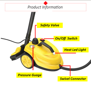 电动热销多用途汽车和厨房不锈钢手持式蒸汽清洁器，功率2000瓦，容量2升 - Product Image 5
