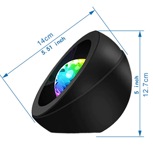Proyector de Luz Nocturna LED Aurora con Temporizador, Control por Aplicación, Proyector de Luz RGBW con Cielo Estrellado, Altavoz de Música para Decoración de Dormitorios - Product Image 6
