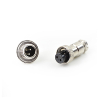 Conector Eléctrico Circular GX12 RS765, Macho y Hembra, de 2, 3, 4, 5, 6 y 7 Pines