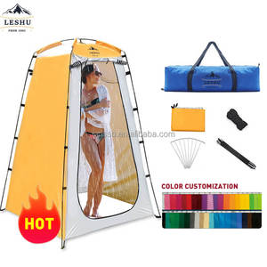 Carpa de ducha portátil personalizada para exteriores, carpa de ducha emergente con bolsa de transporte - Product Image 2