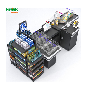 <span class=keywords><strong>Comptoir</strong></span> de <span class=keywords><strong>caisse</strong></span> en métal pour <span class=keywords><strong>magasin</strong></span> de détail, <span class=keywords><strong>comptoir</strong></span> de <span class=keywords><strong>caisse</strong></span> en métal pour supermarché, utilisé - Product Image 2