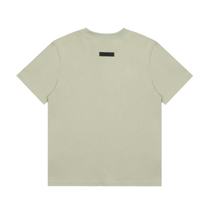 T-shirt de travail en coton pour hommes, manches courtes, col rond, impression personnalisée, uniforme publicitaire pour le personnel - Product Image 4