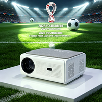 Proyector Portátil Veacine A8 Blanco HD 1080P 4K Compatible con WIFI 6 BT5.4 HDMI Android LCD de 5 Pulgadas para Negocios