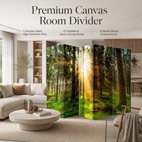 Écran pliable personnalisé Double face toile cloison écran diviseur de pièce pour la décoration intérieure et pliage TA Art décor imprimé