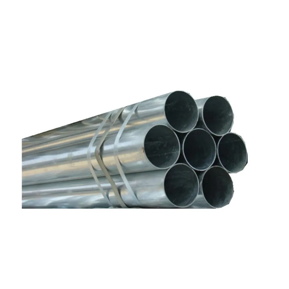 Hot Dip Galvanized Scaffolding Round Pipe Zinc Coating Welded Steel Pipes for Greenhouse