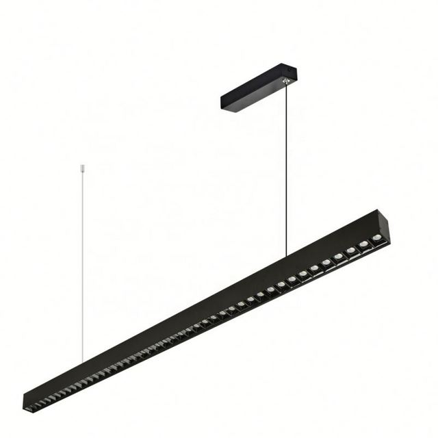 Modern Office 3030 Linear LED Suspension Light 600-1800mm Pendant Ceiling Hanging Chandelier 900-1200mm Linear Pendant Light