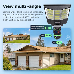 Telecamera di Sicurezza SECTEC 6MP a Energia Solare, 25W, Zoom 20X, <span class=keywords><strong>LED</strong></span> a Infrarossi, Tracciamento Automatico, Scheda SIM 4G - Product Image 5