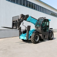 Chariot élévateur télescopique 4x4 robuste de haute qualité, fourni par l'usine chinoise, capacité de levage de 10 m, moteur PLC CE