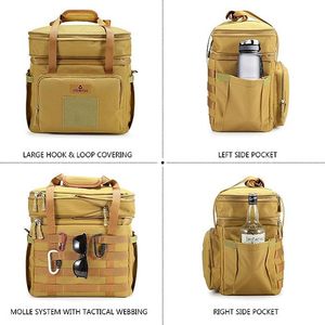 Free sample Hiking TPU Coolers Cans Wine 840D TPU Coolers Portable Soft Sided Insulated Cooler <b>Bag</b> - Product Image 5