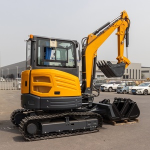 EPA EURO 5 CE piccolo Micro scavatore 4Ton cinese Mini escavatore con asta di oscillazione/condizionatore d'aria - Product Image 5