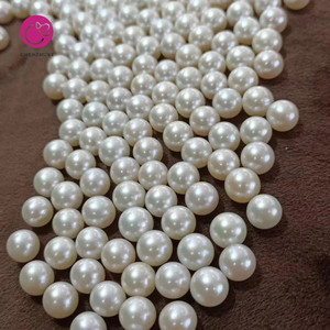 Handmade Loose Bead giả ngọc trai tự làm đồ trang sức phát hiện nhựa nhựa Nail Art trang trí một lỗ màu be trắng số lượng lớn ngọc trai - Product Image 6