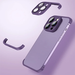 Leyi Chống Sốc Góc Điện Thoại Trường Hợp Đối Với iPhone 16 Pro Max Sang Trọng Với Ống Kính Bảo Vệ Góc Silicone Trường Hợp Đối Với iPhone 14 15 Pro Max - Product Image 1