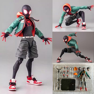 Figurine d'action en fer à assembler, articulations mobiles en plastique, <span class=keywords><strong>jouet</strong></span> pour <span class=keywords><strong>Miles</strong></span> <span class=keywords><strong>Morales</strong></span> <span class=keywords><strong>Spider</strong></span>-<span class=keywords><strong>Man</strong></span> - Product Image 5