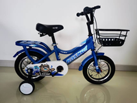 Vélo élégant pour enfants, monovitesse, cadre en acier, avec roues d'apprentissage amovibles, vélo d'équilibre monobloc, vente en gros