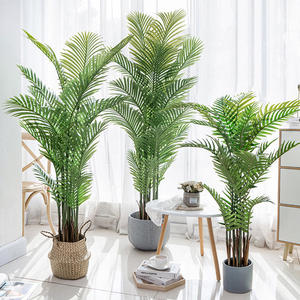 Prix de gros usine <span class=keywords><strong>Areca</strong></span> Palm <span class=keywords><strong>Dypsis</strong></span> lutescens Palmier artificiel personnalisable avec pot - Product Image 2