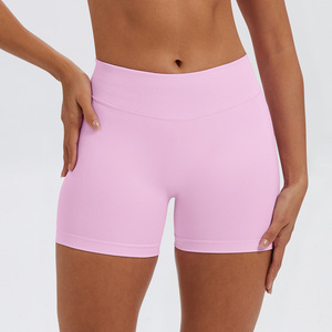 Custom Made <strong>Lycra</strong> Activewear <strong>Women</strong> High-Waisted Fitness <strong>Shorts</strong> Slim-Fit Stretch Sports <strong>Shorts</strong> Breathable Yoga <strong>Short</strong> Leggings - Product Image 5
