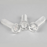 Vis à tête fraisée en polycarbonate M2 M3 M4 M5 M6 M8 M10, vis de machine en plastique