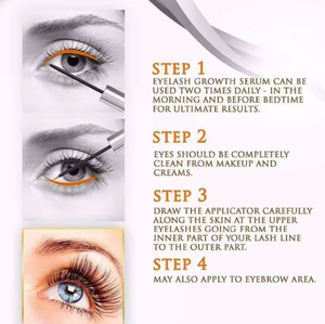 Nuevo Sérum para Pestañas con Aceite de Ricino Vegano Herbal, en Botella con Características Nutritivas y de Crecimiento, Sin Logotipo - Product Image 6