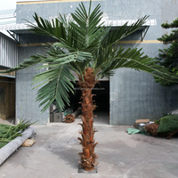 Palmier artificiel résistant aux UV de plante de verdure d'arbre artificiel de décoration extérieure géante de Offres Spéciales pour l'aménagement extérieur
