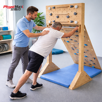 Muro de Escalada para Rehabilitación en Interiores, para Espacios Pequeños, Ángulo Ajustable, Duradero, Expandible, Bajo Costo, para Hogar y Hospital