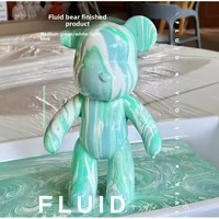 Großhandel Fluid Bear Weiße Blanko DIY Handgemachte Ornamente Box-Verpackung