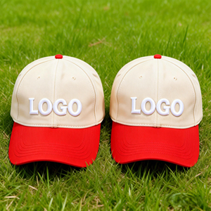 Customized Cotton 6 Panel a Frame Embroidery New Snap Back Blank Wholesale Logo Men Baseball Hats in Two-tone Cap Custom Logo - Product Image 1