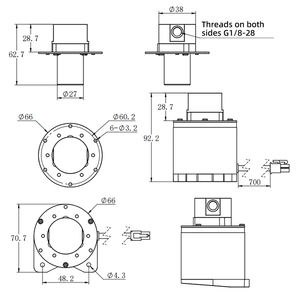 Bomba Dosificadora de Agua de Acero Inoxidable 316L con Engranajes Magnéticos Micro a Prueba de Fugas, Bomba Dosificadora Eléctrica de Paso, Fabricante Chino OEM - Product Image 5