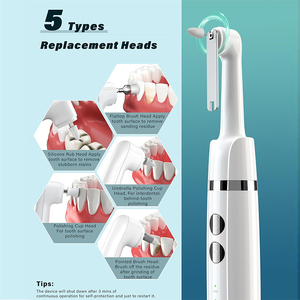 Tandsteen Verwijdering Draagbare Elektrische Professionele Mini Tand Polijstmachine Met Vervangende Borstel Voor Tandreiniging - Product Image 5