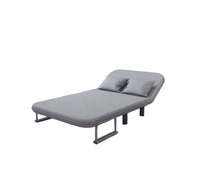 Canapé-lit siège unique canapé canapés Camas avec cadre en métal en tissu de coton pour bureau Loft Compact appartement