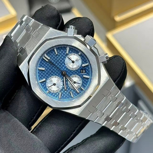 Reloj deportivo automático de lujo para hombre, de acero inoxidable, con zafiro, esfera grande de 41 mm, logotipo personalizado 904, resistente al agua para buceo - Product Image 1