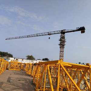 Grue à tour de qualité supérieure Dahan QTZ125-6015-10ton, portée de 60 m, plateau plat, 10 tonnes, moment de levage nominal de 125 t.m, à vendre - Product Image 5