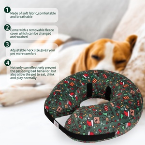 CuteBone-<span class=keywords><strong>Collar</strong></span> de cono inflable para perro, <span class=keywords><strong>collar</strong></span>ín suave de recuperación, protector de soplado, <span class=keywords><strong>Collar</strong></span> de perro, <span class=keywords><strong>Collar</strong></span> cómodo y Juliano para regalo de Navidad - Product Image 5