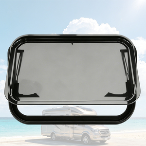 Fenêtre de <span class=keywords><strong>caravane</strong></span> 500*450 mm à ouverture coulissante avec moustiquaire et store, installation rapide - Product Image 1